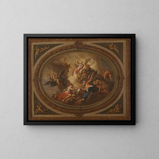 Louis Laguerre - Sketch for an oval ceiling.webp
