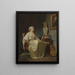 Prima della toilette - Louis Léopold Boilly — quadro incorniciato alla parete