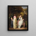 Conversazione in un parco - Louis Léopold Boilly — quadro incorniciato alla parete