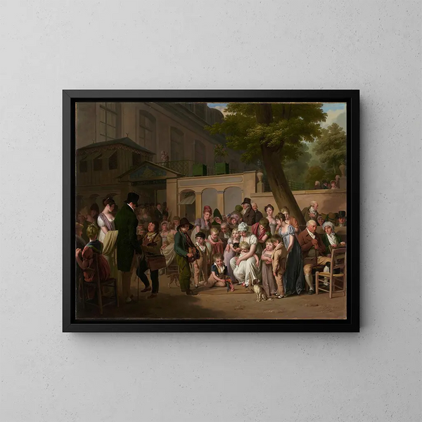 Entrée del Giardino Turco - Louis Léopold Boilly — quadro incorniciato alla parete