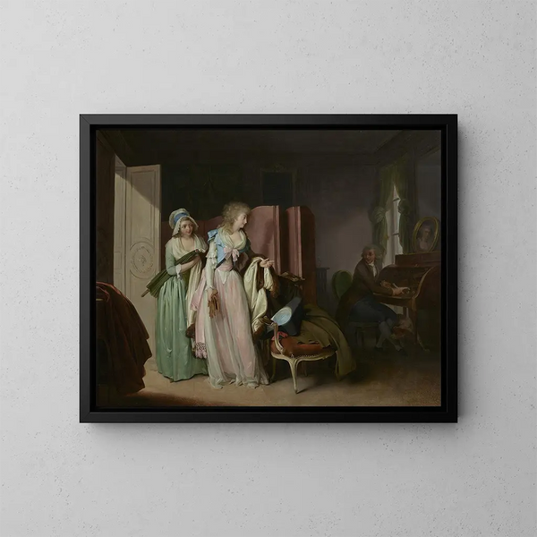La visite rendue - Louis Léopold Boilly — quadro incorniciato alla parete