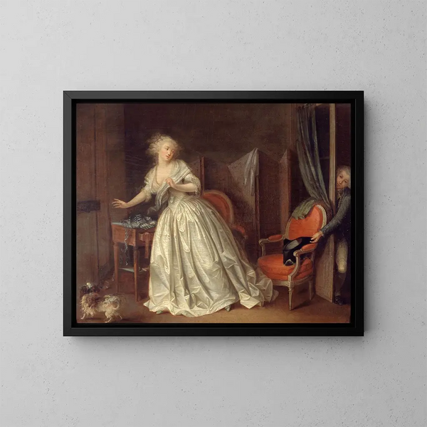 Le Départ précipité - Louis Léopold Boilly — quadro incorniciato alla parete