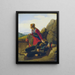 Il brigante addormentato - Louis Léopold Robert — quadro incorniciato alla parete