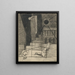 Disegno per Aurélia VII Place de la Concorde - Louis Marcoussis — quadro incorniciato alla parete