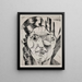 La Belle Martiniquaise - Louis Marcoussis — quadro incorniciato alla parete