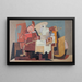 Il Lettore - Louis Marcoussis — quadro incorniciato alla parete
