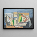 Natura Morta con Bicchiere e Pera - Louis Marcoussis — quadro incorniciato alla parete