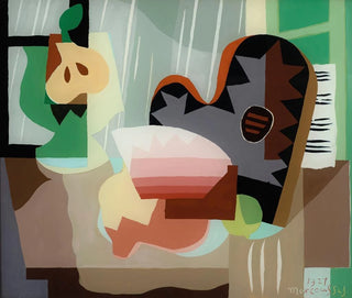 Natura morta con la tavolozza - Louis Marcoussis — vista dell’opera
