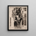 Le Bar - Louis Marcoussis — quadro incorniciato alla parete