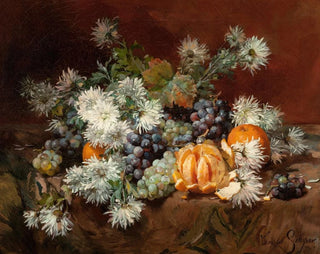 Louis Marie De Schryver - Still Life with Fruits and Flowers.webp