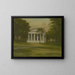 L'Antico Stato della Casa sul Green di New Haven - Louis Martin Wool — quadro incorniciato alla parete