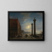 Venezia al chiaro di luna - Louis Mecklenburg — quadro incorniciato alla parete
