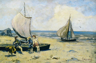 Louis Michel Eilshemius - Children on the Beach.webp
