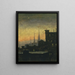 Tetti di New York - Louis Michel Eilshemius — quadro incorniciato alla parete