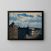 Rue de New York al tramonto - Louis Michel Eilshemius — quadro incorniciato alla parete