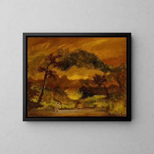 Rami sovrastanti - Louis Michel Eilshemius — quadro incorniciato alla parete