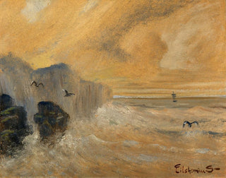 Louis Michel Eilshemius - Rocky Seashore.webp