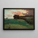 Paesaggio temporalesco - Louis Michel Eilshemius — quadro incorniciato alla parete