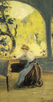 Veranda in primavera - Louis Michel Eilshemius — vista dell’opera