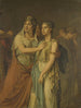 Le attrici Joanna Cornelia Ziesenis Wattier 1762-1827 e Geertruida Jacoba Grevelink Hilverdink 1786-1827 in Iphigénie 1674 di Jean Racine 1639-99 - Louis Moritz — vista dell’opera