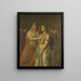 Le attrici Joanna Cornelia Ziesenis Wattier 1762-1827 e Geertruida Jacoba Grevelink Hilverdink 1786-1827 in Iphigénie 1674 di Jean Racine 1639-99 - Louis Moritz — quadro incorniciato alla parete