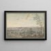 Versailles visto da sud-ovest - Louis Nicolas de Lespinasse — quadro incorniciato alla parete