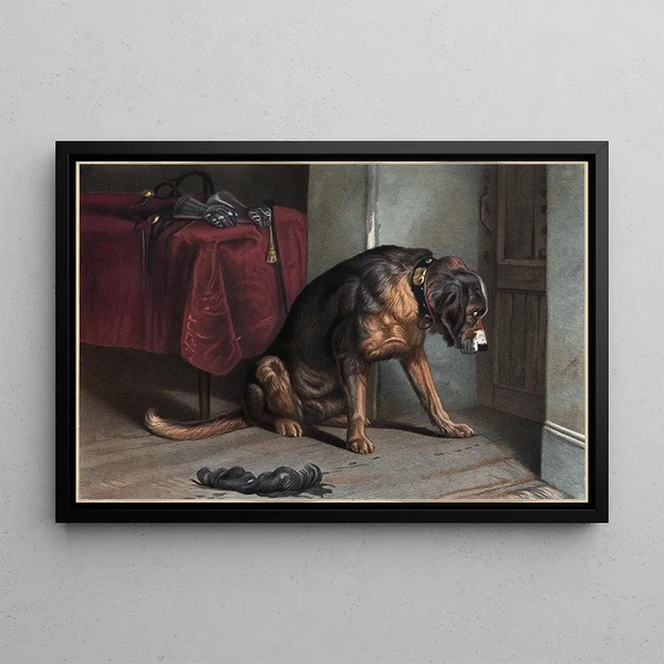 Un ami in sospeso - Louis Prang — quadro incorniciato alla parete