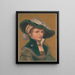 Chef de femme patricienne - Louis Prang — quadro incorniciato alla parete