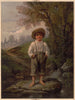Ragazzo con i piedi nudi di Whittiers - Louis Prang — vista dell’opera