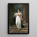 Femme descendant un escalier - Louis Prang — quadro incorniciato alla parete
