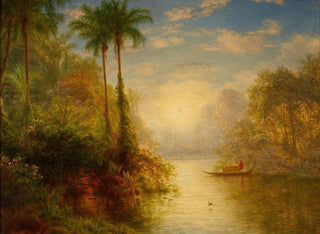 Louis Remy Mignot - Incense Breathing Morn  Grays Elegy On the Guayaquil River.webp