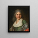 Ritratto di una donna - Louis Rolland Trinquesse — quadro incorniciato alla parete