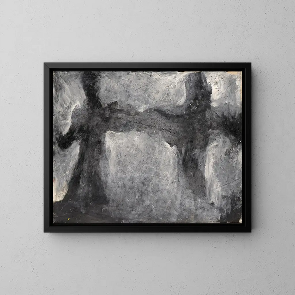 Vers l'inconnu, il est mort - Louis Soutter — quadro incorniciato alla parete