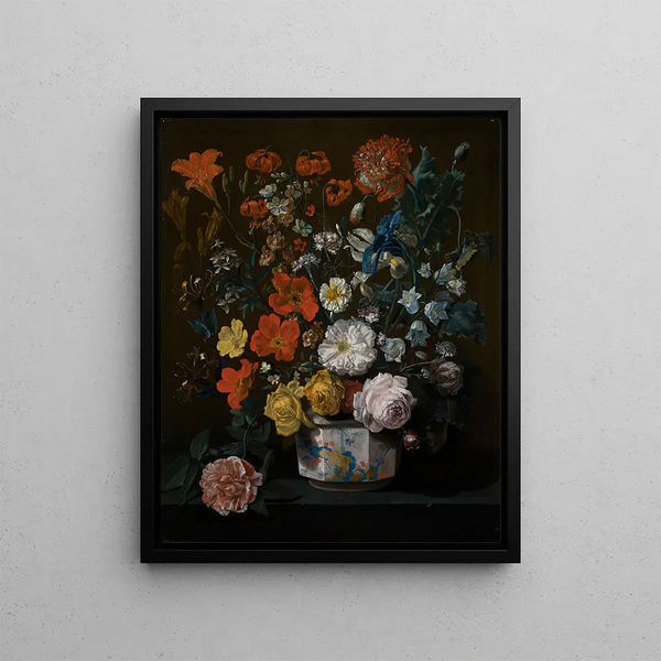 Louis Tessier - Flowers in a Chantilly Vase.webp
