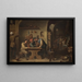Alla taverna - Louis Urlaß — quadro incorniciato alla parete