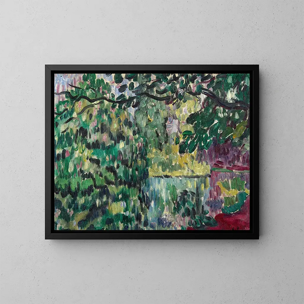 Bord de rivière aux arbres - Louis Valtat — quadro incorniciato alla parete