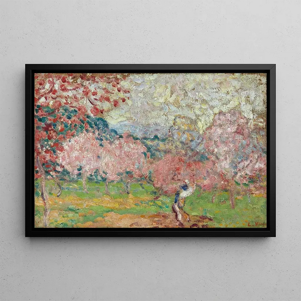 di Fiori di Ciliegio in fiore a Cagnes - Louis Valtat — quadro incorniciato alla parete
