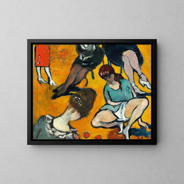 Fille jouant dans les bois - Louis Valtat — quadro incorniciato alla parete