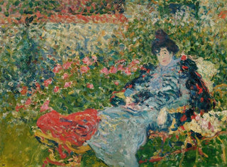 Gabrielle Valtat nel giardino - Louis Valtat — vista dell’opera