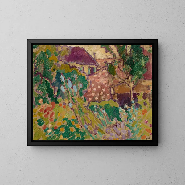 Giardino di Choisel - Louis Valtat — quadro incorniciato alla parete