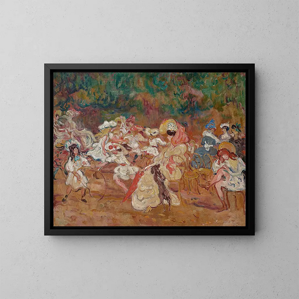 Giochi dei bambini - Louis Valtat — quadro incorniciato alla parete