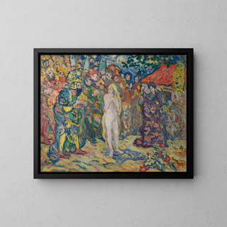 L'esclave blanche - Louis Valtat — quadro incorniciato alla parete