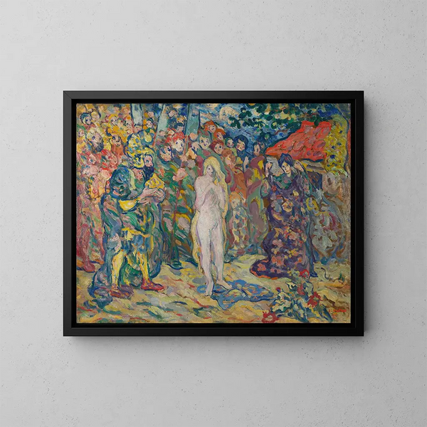 L'esclave blanche - Louis Valtat — quadro incorniciato alla parete
