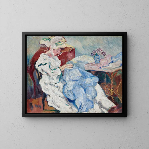 La Couture - Louis Valtat — quadro incorniciato alla parete