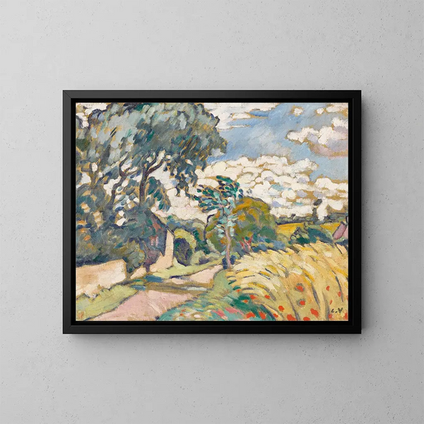 La maison au bord de la route en Normandie - Louis Valtat — quadro incorniciato alla parete