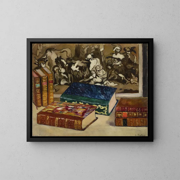 Les Livres et la gravure - Louis Valtat — quadro incorniciato alla parete