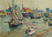 Vele al porto, bassa marea, Ouistreham - Louis Valtat — vista dell’opera