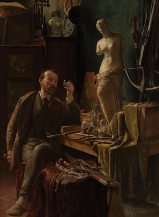 Louis Van Engelen - Self Portrait in Studio.webp