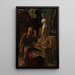 Autoportrait dans l'atelier - Louis Van Engelen — quadro incorniciato alla parete