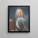 Un ritratto presumibile del marchese Henri Camille De Beringhen - Louis Vigée — quadro incorniciato alla parete